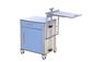 Mute Caster ABS Hospital Bedside Cabinet With Foldable Writing Board