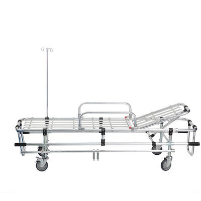 Ambulance 194cm 160Kg Patient Transport Trolley With IV Pole