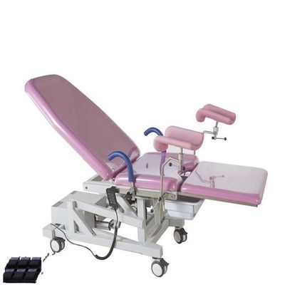 Pull Out Stainless Steel Guard Electrical 1800mm Medical Examination Bed