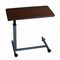 CE ISO9001 Adjustable Height Hospital 1010mm Over Bed Tray Table