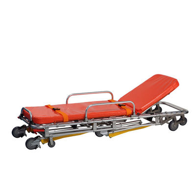 Adjustable Emergency Medical Safety 90cm Ambulance Trolley Bed