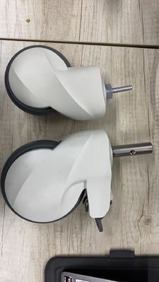 New 5inch Medical Bed Caster Wheel Central Control Plunger Diameter 28 Caster With Brake