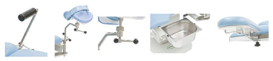 Electro Hydraulic System Bule Color Gynecology Operating Delivery Bed