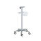 Height Adjustable Aluminum Alloy Mobile Trolley Patient Monitor Trolley Cart