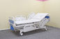 Good quality Four Crank Manual Hospital Care Nursing Patient Bed  Controll Caster Epoxy Coated