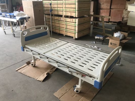 Adjustable Back Manual Medicare 480mm 250kgs Single Crank Hospital Bed