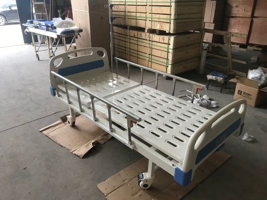Adjustable Back Manual Medicare 480mm 250kgs Single Crank Hospital Bed