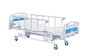 Metal Hospital Patient Care Bed Multifunction 3 Crank Manual Hospital Bed