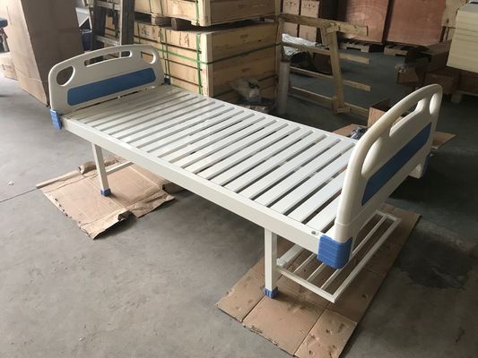 Single function Medical Use Manual Hospital Bed One  Cranks Without Castors