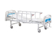 Steel spray plastic manual hospital bed with two cranks for white hospital
