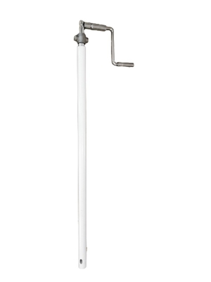 Rocker White Metal Medical Crank Handle For Manual Hospital Bed