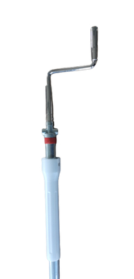 Rocker White Metal Medical Crank Handle For Manual Hospital Bed