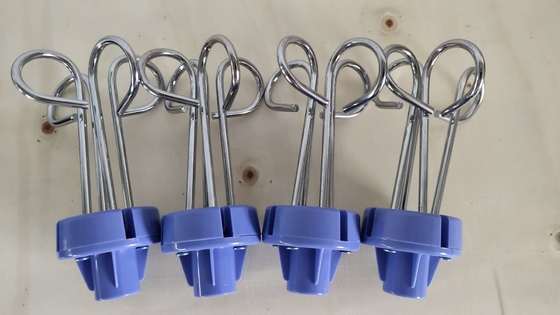 Hospital Medical Drip Infusion Stand Hooks Blue Black And White