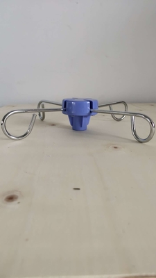 Hospital Medical Drip Infusion Stand Hooks Blue Black And White