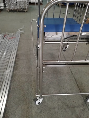 Stainless Steel Material Infant Hospital Bed Medical