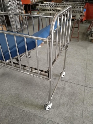 Stainless Steel Material Infant Hospital Bed Medical
