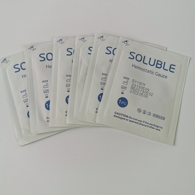 Medical Hemostatic Gauze White Carboxymethyl Cellulose Material
