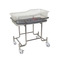 ABS Plastic Basin Stainless Steel Silent Wheels Hospital Baby Cart