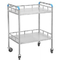 Hospital special trolley ABS material silver trolley with wheels