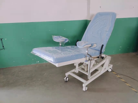 Electric Obstetric Delivery Table Medical Blue Color