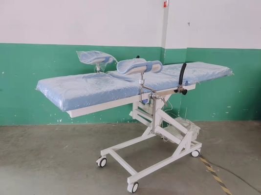Electric Obstetric Delivery Table Medical Blue Color
