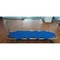 Blue 600D, PVC coated Oxford cloth folding stretcher is easy to clean