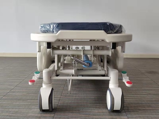 Adjustable Height Adjustable Blue Hospital Emergency Transporter