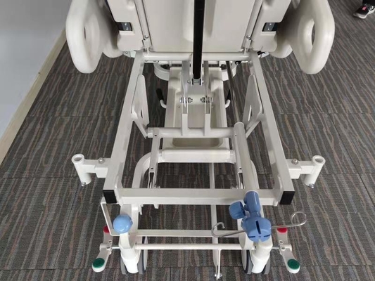 Adjustable Height Adjustable Blue Hospital Emergency Transporter