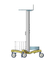 Hospital furniture mobile trolley hospital special with five wheels