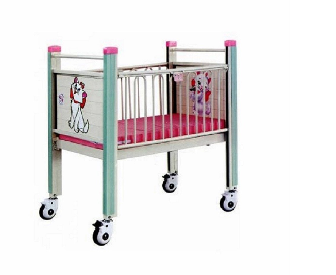One Function Infant Medical Furniture Hospital Baby Crib
