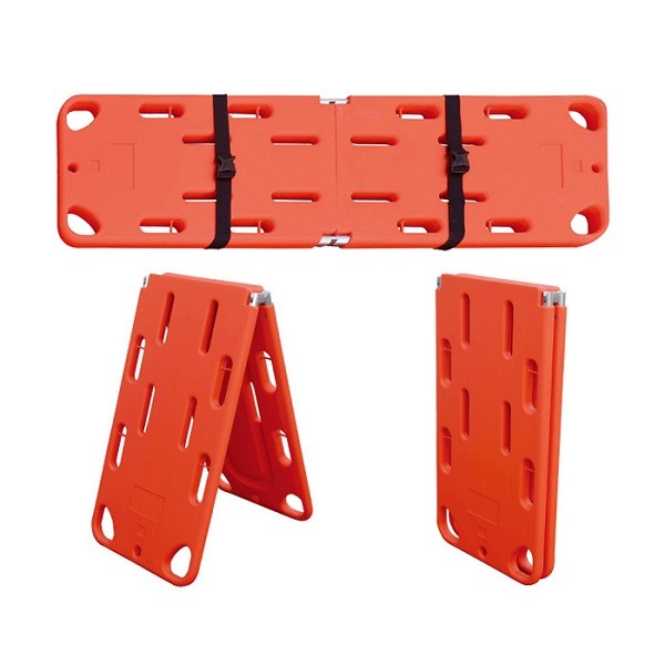 Folding Firm Rescue Plastic HDPE Backboard Stretcher
