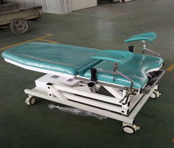 Medical Electric Gynaecology Examination Table Adjustable Women