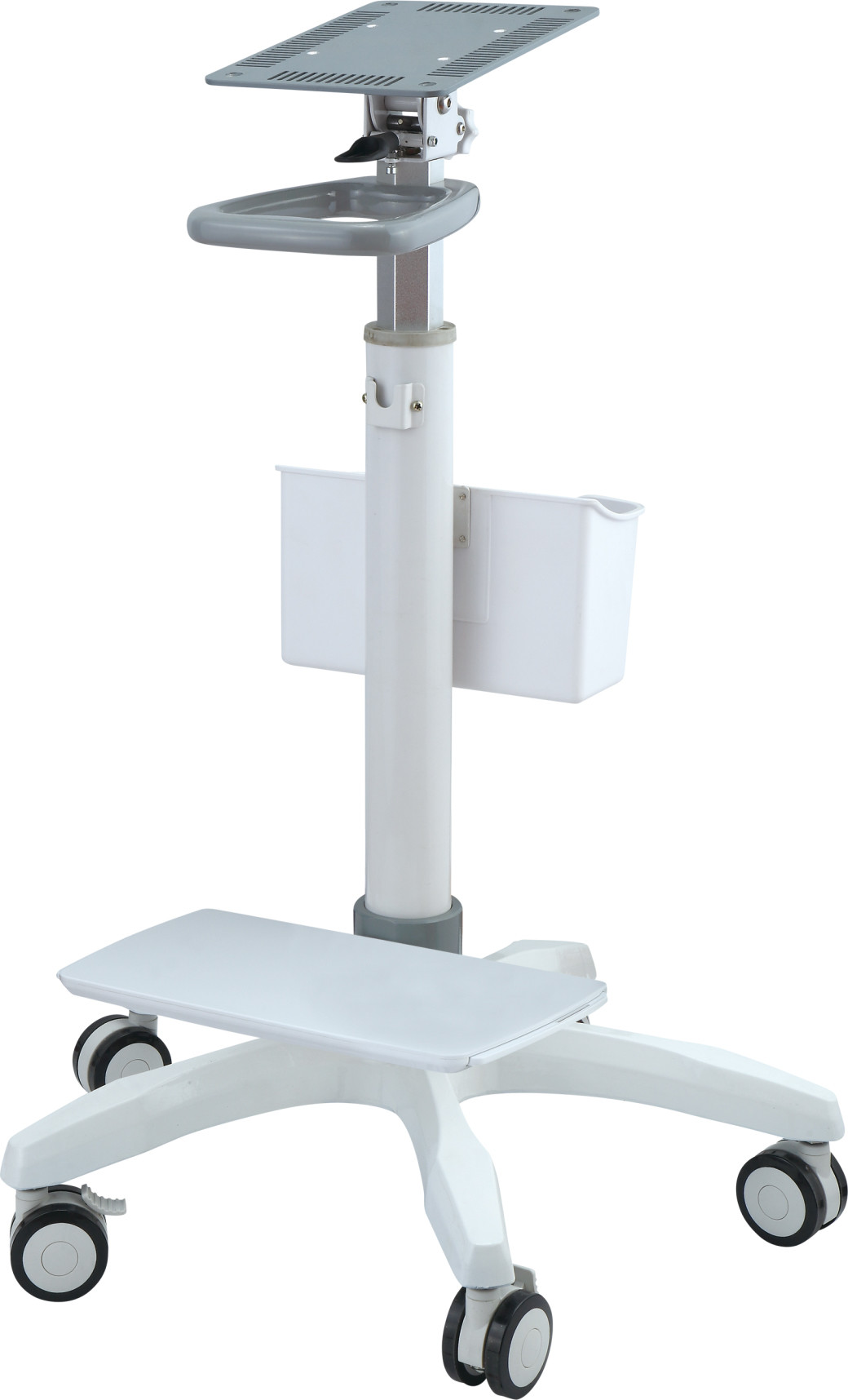 Mobile Medical Equipment Carts Computer Workstation Trolley Standard Type