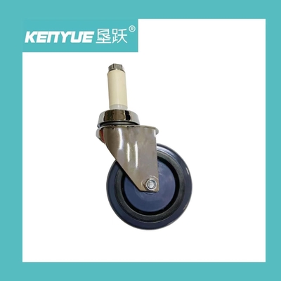 New Installation Method Medical Caster Wheels Without Brake 4 Inch