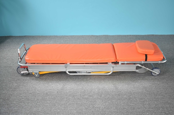 High Quality Patient Recovery Trolley Aluminum Alloy Material Medical Product Folding Ambulance Stretcher