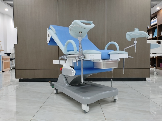 (Premium Auto-Paper Dispensing Gynecological Bed - Electric Height/Trendelenburg Adjustment with Sterile Paper Roll)
