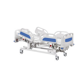 Three Crank Patient Bed Manual Hospital Bed With  Luxurious Central Locking Castors