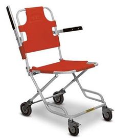 Folding Stainless Steel Stair Chair Stretcher Movable With Four Castors