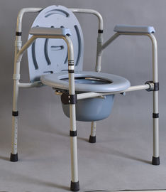 1.2mm Thickness Tube Commonde Chair Grey Color Painting Off Resistance