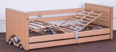 Long Life Movable Electric Hospital Bed For Elderly In Wooden Material