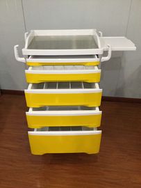 Carton Packing Medical Trolley Cart Hospital Equipment , Emergency Crash Trolley