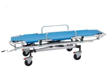 Folding Aluminum Alloy Emergency Stretcher Trolley / Ambulance Emergency Bed