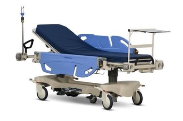 Stainless Steel Emergency Stretcher Trolley 4 Wheels for Hospital Facilities