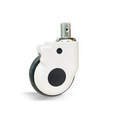 Medical Castors Caster 3/4 Inch Mute Plastic Wheel With Brake ABS Outer Cover