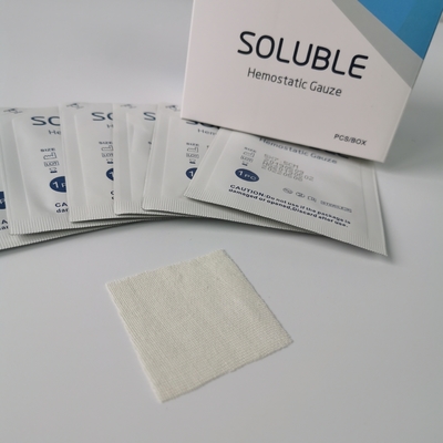 Medical Hemostatic Gauze White Carboxymethyl Cellulose Material